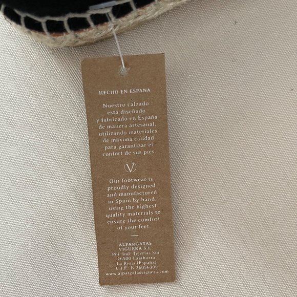 Viguera - Authentic Black Spanish Espadrilles - Size 40. NEW With Tags. - Picture 8 of 9